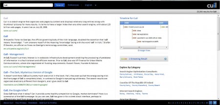 Searching Up Cuil On Cuil